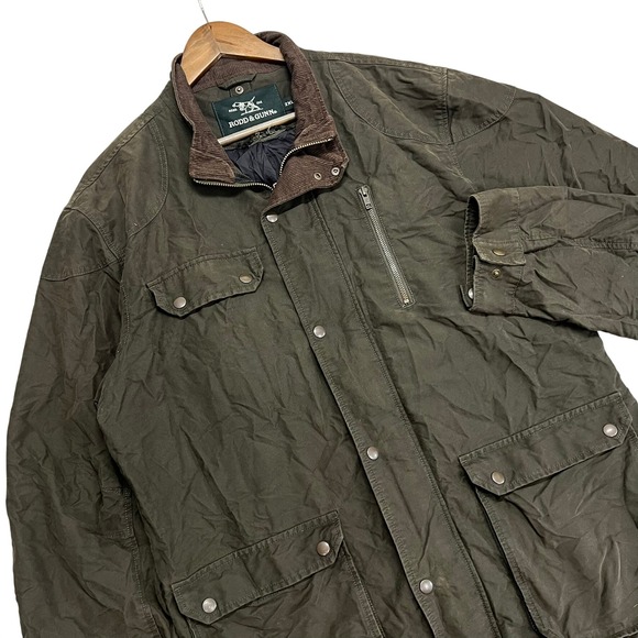 Rodd & Gunn Other - Rodd & Gunn Harper Waxed Field Jacket Men 2XL Forest Green Coat Military Utility